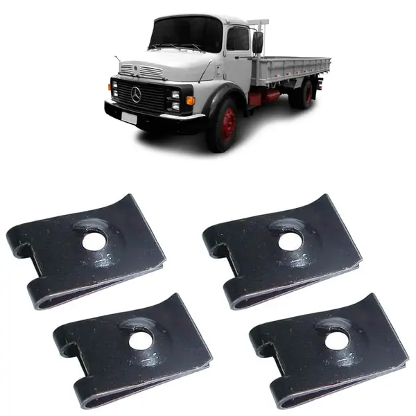 Presilha Porca Rápida 4,8MM Caminhão Universal KIT 4 Peças