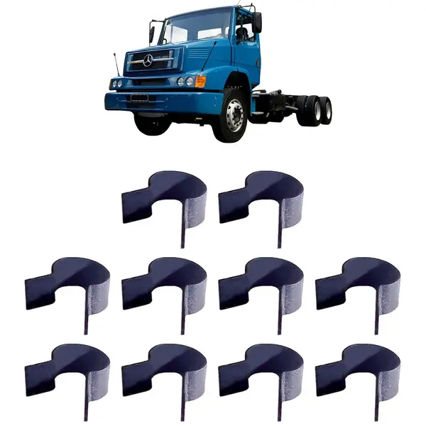 Presilha Tirante Porta Caminhão MB HPN Fpn KIT 10 Peças