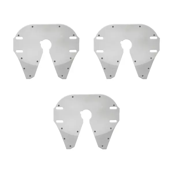 Protetor Deslizante Quinta Roda Cavalo Pino 2,5'' KIT 3 Peças