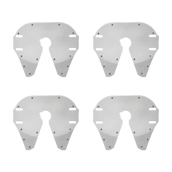 Protetor Deslizante Quinta Roda Cavalo Pino 2,5'' KIT 4 Peças