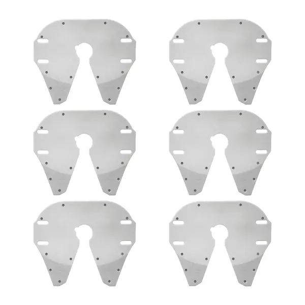 Protetor Deslizante Quinta Roda Cavalo Pino 2,5'' KIT 6 Peças