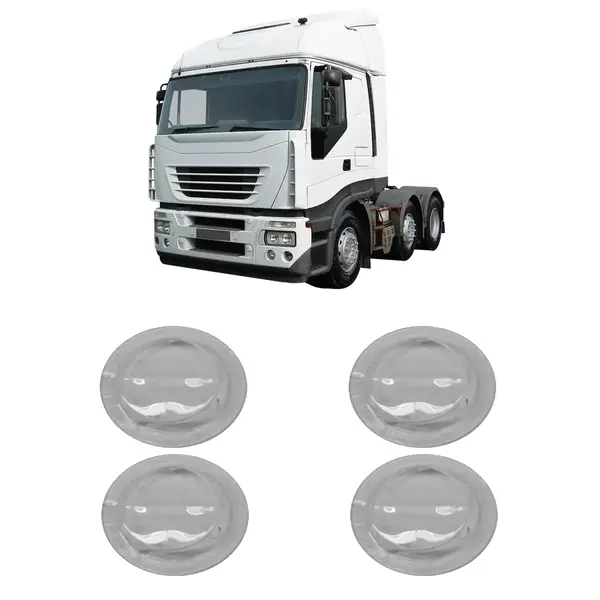 Protetor Farol Auxiliar Caminhão Iveco Stralis ate ...2007