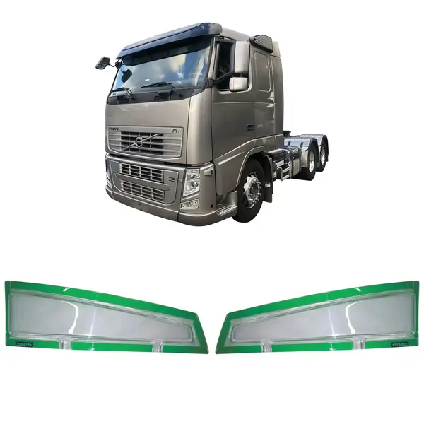Protetor Farol Auxiliar Caminhão Volvo FH 2010 Cristal