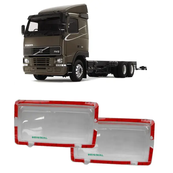 Protetor Farol Auxiliar Caminhão Volvo FH12 Antigo