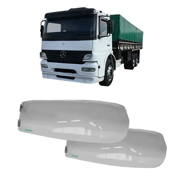 Protetor Farol Caminhão MB Atego 2008 c/ Dobradiça
