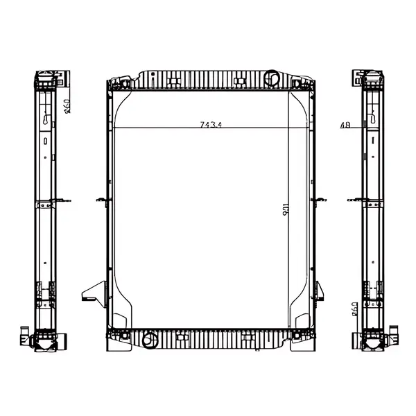 Radiador para Iveco Eurotech 13.8 12V 02/07 — 93160531