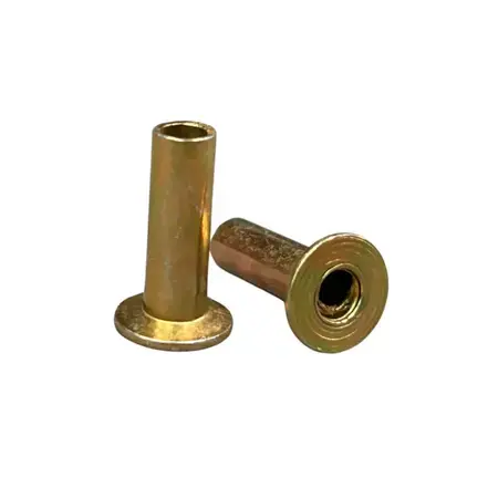 Rebite Ferro Semi Tubular Bicromatizado — 090119