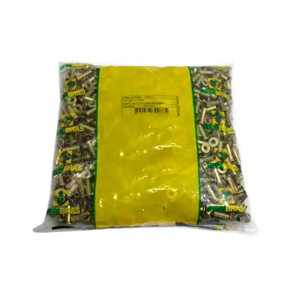 Rebite Tubular Ferro 10X08 1000 Unidades — 10X08FT