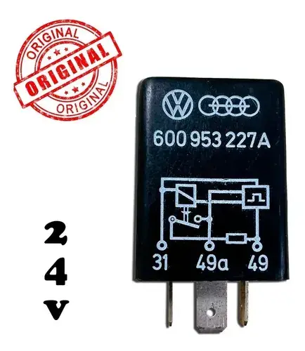 Rele 1412 VW Eletrica Iluminacao Orig — 600953227A