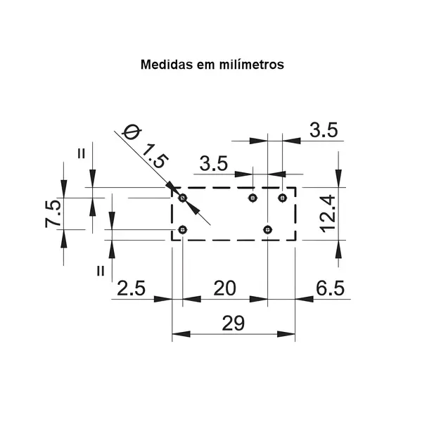 Rele Auxiliar para MB Axor Atron O500 — M105R3001SE-DWG
