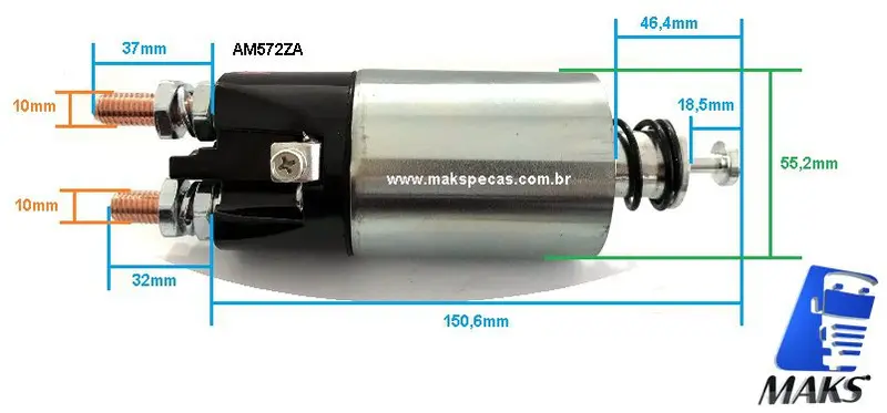 Rele de Partida 24V para Volvo VM240 — M371XB4171