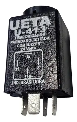 Rele Parada Solicitada 24V Cabina e Chassi Ueta