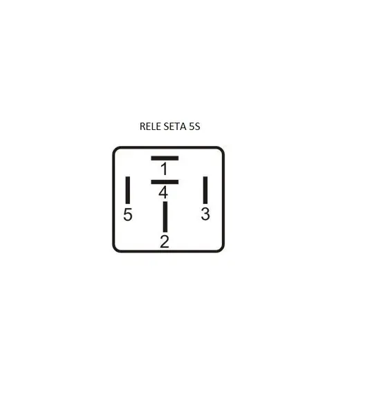 Rele Seta 12V 5S Ford CARGO/F250/350/4000/14000