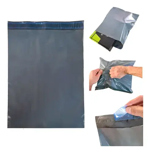 Saco Plastico Preto Ecomerce 15X20 — MS012504