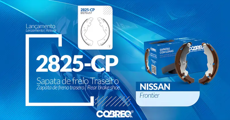 Sapata Freio para Nissan Frontier 2014/2020 — D40604KH3A