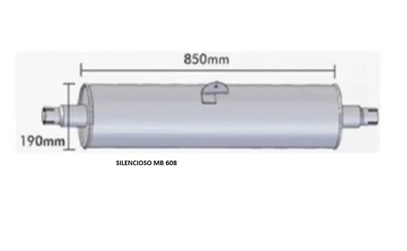 Silencioso MB 608 S/miolo 2P