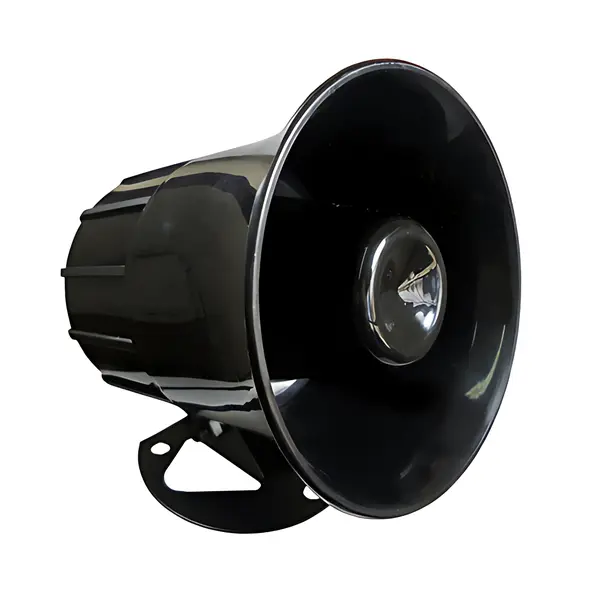 Sirene Eletronica Bitonal Preta 24V 15W — DNI3200