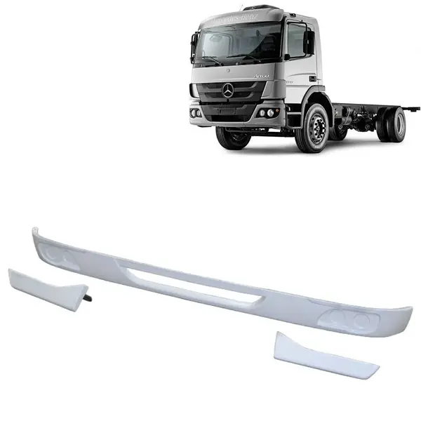 Spoiler Bigodinho para Caminhão MB Atego Para-Choque Estreito