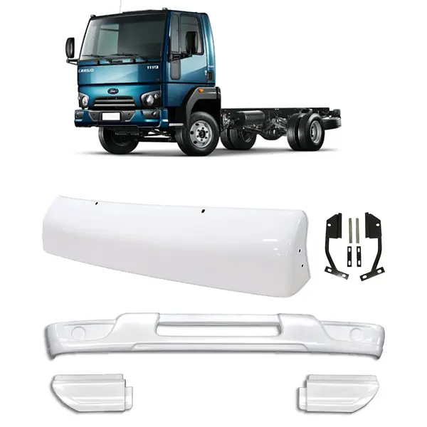 Spoiler e Tapa Sol Caminhão Ford Cargo 816 1119 Anos 2012