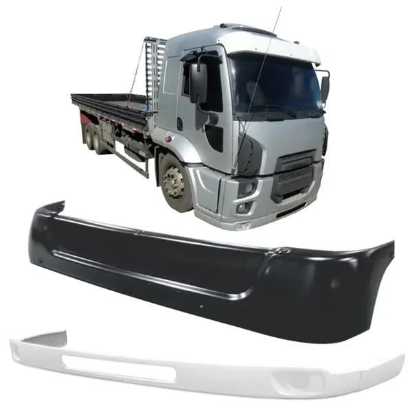 Spoiler e Tapa Sol Caminhão Ford Cargo Cab Alta Ano 2011