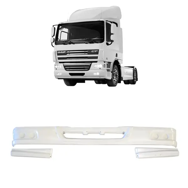 Spoiler Parachoque Caminhão DAF CF p/ 4 Farois