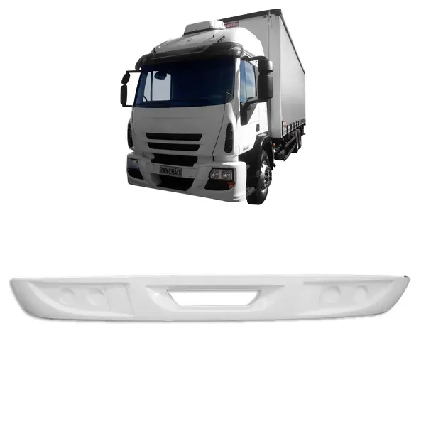 Spoiler Parachoque Caminhão Iveco Cursor Tector Ano 2009... p/ 4 Farois