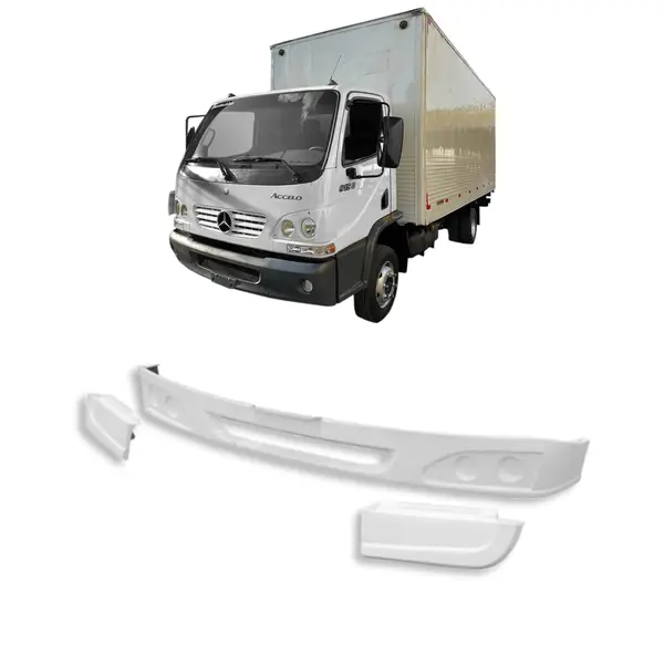 Spoiler Parachoque Caminhão MB Accelo 715 815 915 1016 p/ 4 Farois