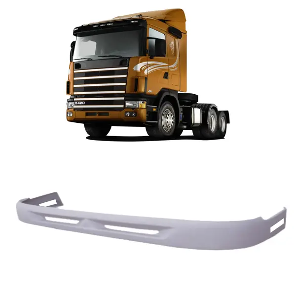 Spoiler Parachoque Caminhão Sc 114 124 c/ Lanterna Lateral