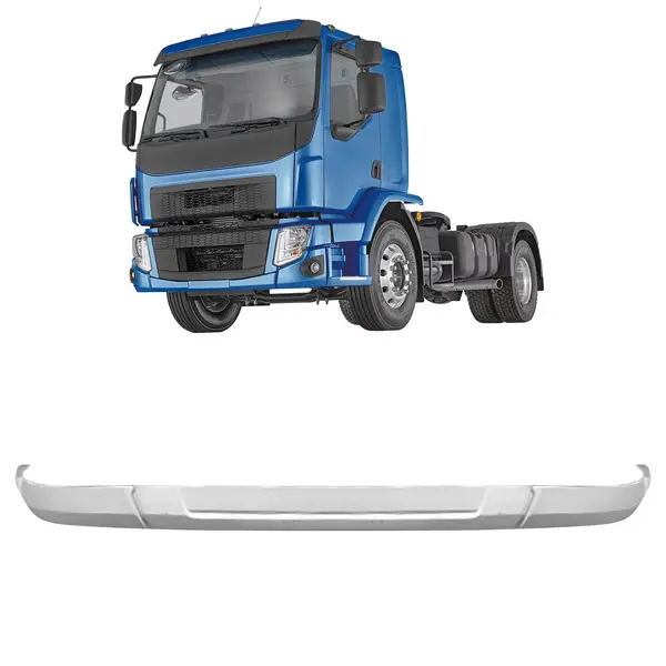 Spoiler Parachoque Caminhão Volvo VM 2019 a 2025 3 Partes Plastico
