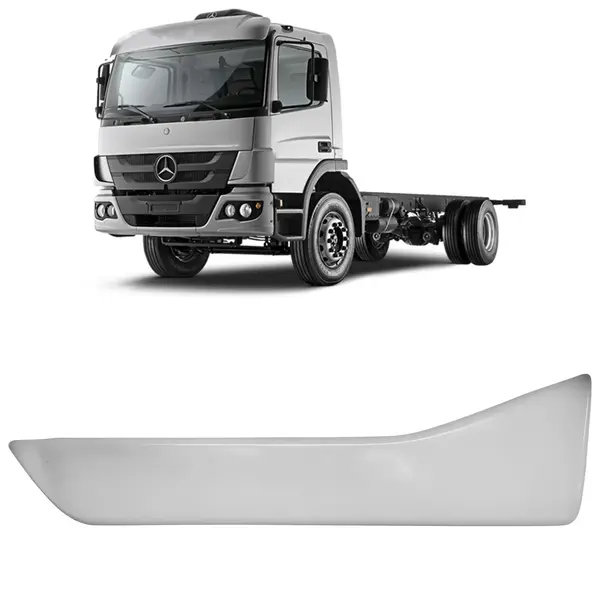 Spoiler Ponteira Caminhão MB Atego a Partir 2012... Parachoque Metal
