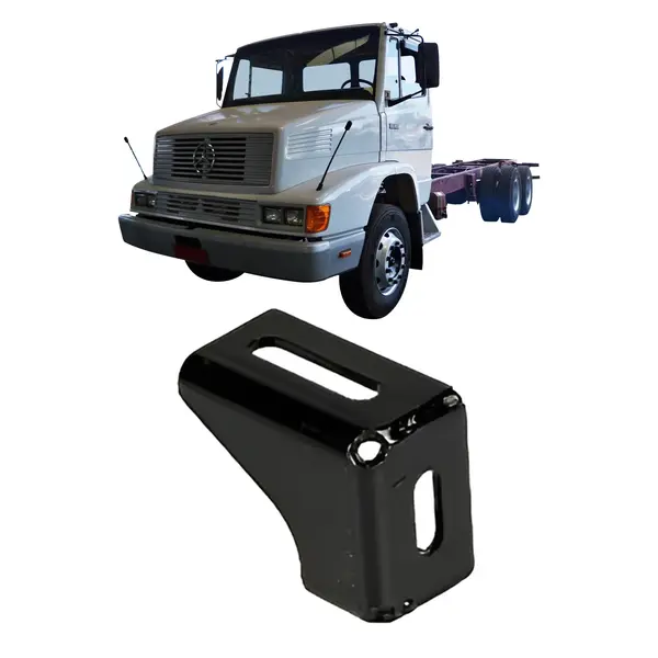 Suporte Parachoque MB 1618 Dianteiro Central L/d em L