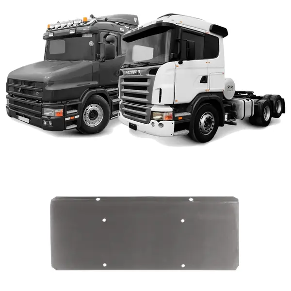 Suporte Placa Caminhão Scania 114 124 T/r Dianteiro