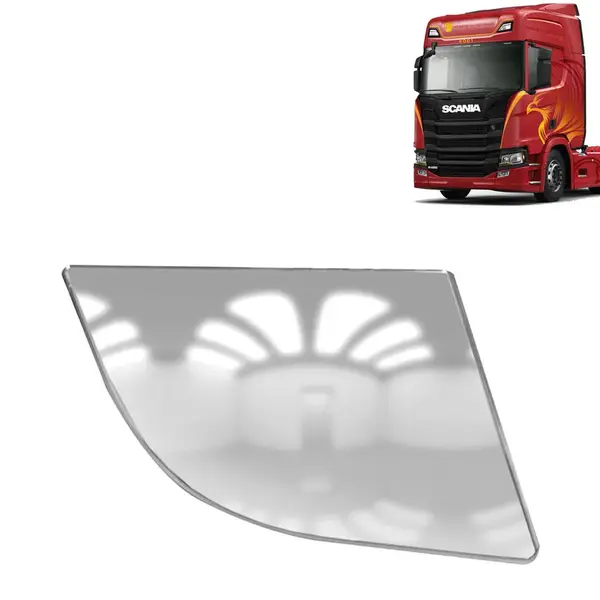 Tampa Acabamento Farol Auxiliar para Caminhão Scania NTG Após 2019 Lado Direito