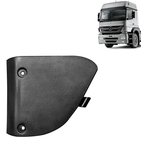Tampa Acabamento Inferior Para-Choque Dianteiro para Caminhão Mercedes-Benz Axor Lado Esquerdo
