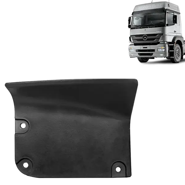Tampa Acabamento Superior Para-Choque Dianteiro para Caminhão Mercedes-Benz Axor Lado Direito