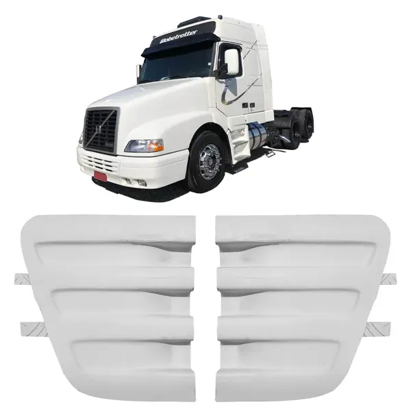 Tampa do Rebocador Parachoque Caminhão Volvo NH até 2003 Par