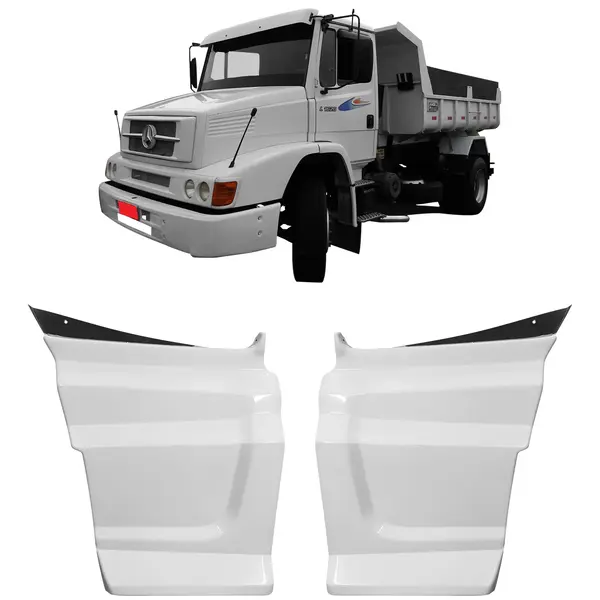 Tampa Estribo Caminhão MB 1620 Par