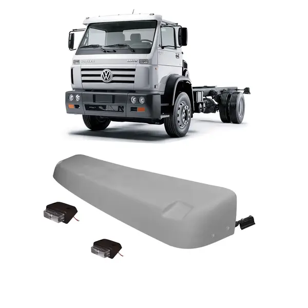 Tapa Sol Externo Caminhão VW Delivery Worker Titan C/lanterna ( Fibra )