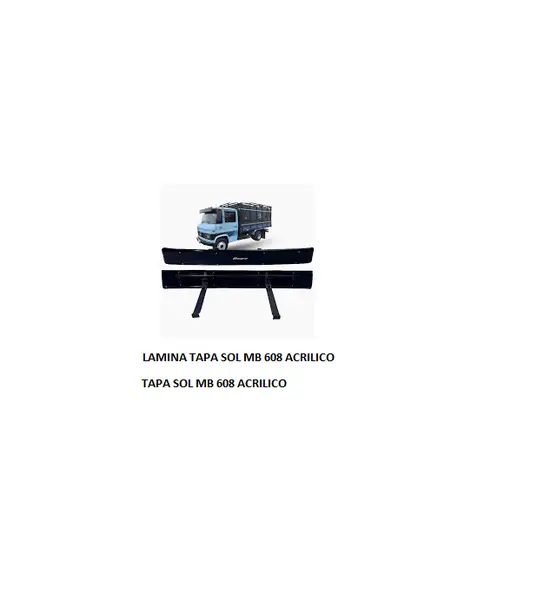 Tapa Sol MB 608 Acrilico Azul