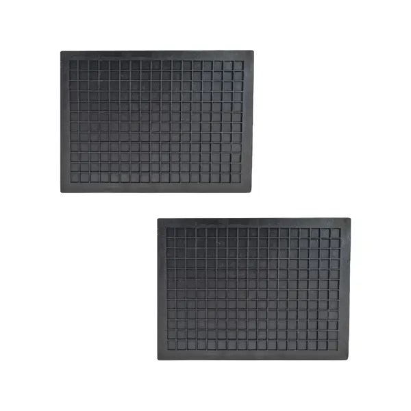 Tapete Borracha Protetor Assoalho Universal 30X40 KIT c/ 2PÇ