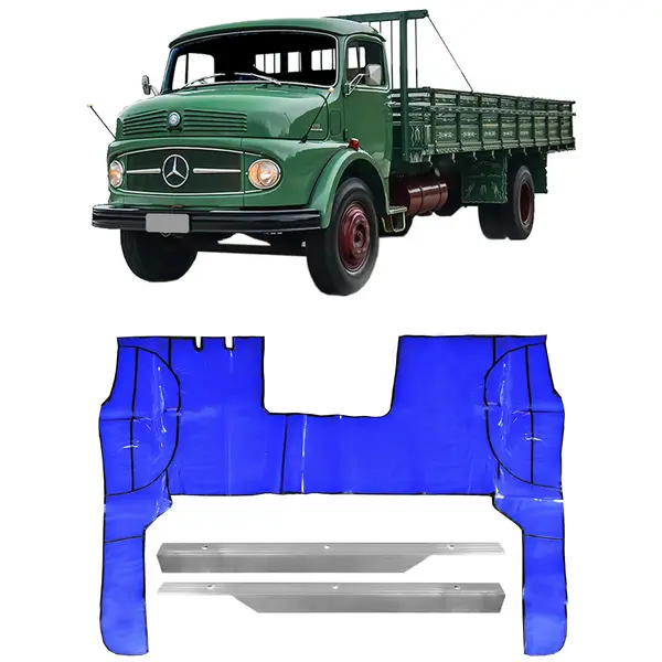 Tapete Verniz Caminhao MB 1113 1313 1114 1518 2013 c/ Friso