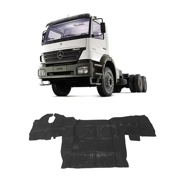 Tapete Verniz Caminhão MB Axor 2831 ano 2010... c/capo motor