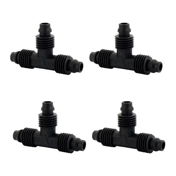 Tê Rede Ar Nylon 8MM Calibrador Rodoar Caminhão KIT 4 Peças