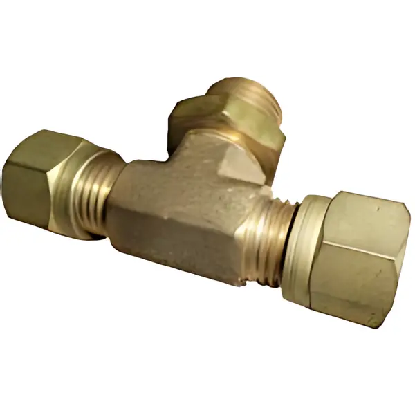 Tee Carreta Central M16X1,5 8MM Tubo c/ Anilha