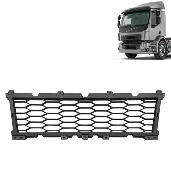 Tela Acabamento Central Para-Choque Para Caminhão Volvo VM 2015 á 2020