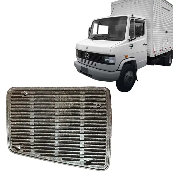 Tela Alto Falante Caminhão MB 709 1620 Marrom Lado Direito
