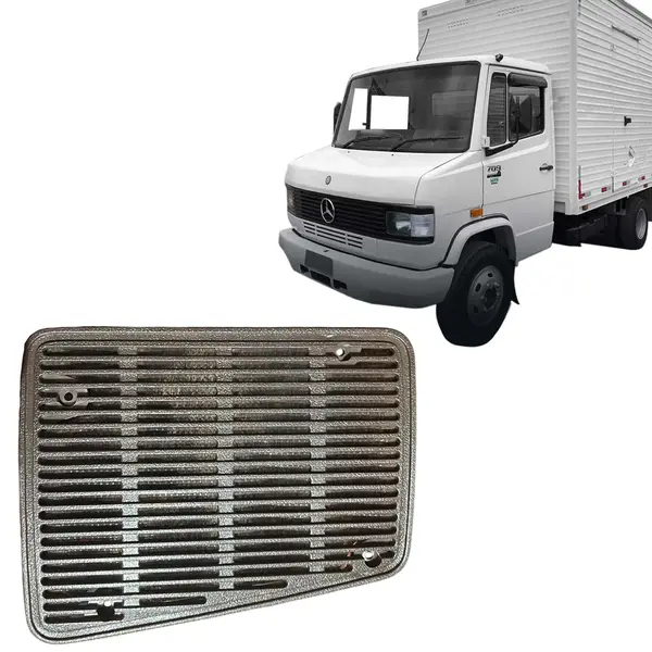 Tela Alto Falante Caminhão MB 709 1620 Marrom Lado Esquerdo
