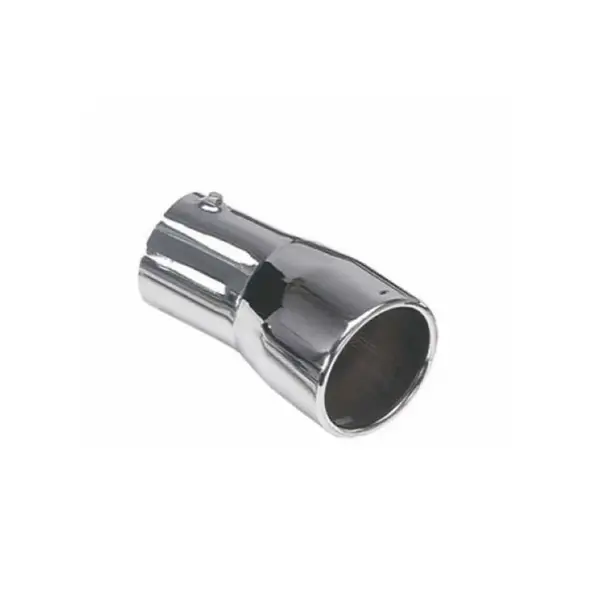 Terminal de Escapamento Curvo 2″ 1/2 20 cm Cromado