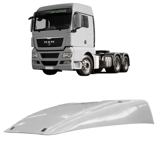Teto Defletor de Ar Caminhão MAN TGX Cab. Alta