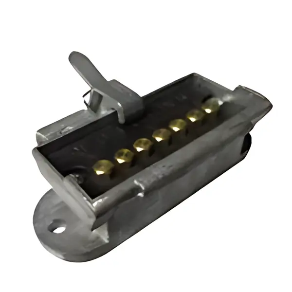 Tomada Eletrica 7 Polos Retangular Alum — 002102